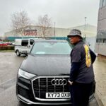 Samuel L. Jackson Instagram – Many thanks to the @audiuk team for the #audiq7. We had a brilliant time cruising around London in it this week… with a new @argyllemovie shirt! London, United Kingdom