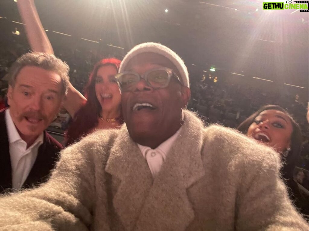 Samuel L. Jackson Instagram - ARGYLLE PREMIERE 🤳🏾🐱