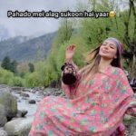 Sana Sultan Instagram - “It is always not about finding someone who will love you, Sometimes it is all about finding your self again” Dedicating this beautiful song #pahadonmein to myself , Cuz in this journey of life i have to love my self first so that i can give love to others🥰😅❤️ . . @vishalmishraofficial @mahirasharma @arifkhan09 @tseries.official