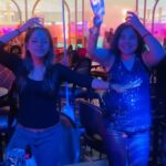 Sanchari Mondal Instagram - শাশুড়ি বৌমার party time😜😜 #fun #food #sancharimondal
