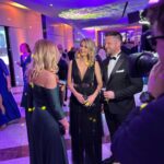 Sandra Parmová Instagram - To byl tak krásný večer 🌟 Jubilejní 60. ples @hotelinternationalbrno 💜 Za šaty děkuji mojí @hermine.khalaf.pogosyan 🖤 A za - zcela objektivně 😅 - nejkrásnější doprovod mému drahému @pavel_pospec_pospisil ❤️ A za pozvání, báječnou zábavu, přátelskou atmosféru a skvělé jídlo @hotelinternationalbrno 🌟 #ples #plesovasezona #brno #hotelinternacionalbrno #whatanight #ball #redcarpet #happyme #dekujeme #bylotobozi ❤️ Hotel International Brno