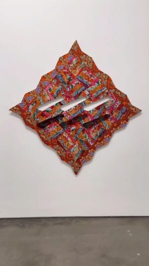 Sanford Biggers Instagram - 🚨New work  on view @marianneboeskygallery 🚨 

📝 via @marianneboeskygallery “This new work by @sanfordbiggers is currently on view at our 509 W 24th Street space.   For over two decades, Biggers has been working with antique quilts which echo rumors of their use as signposts on the Underground Railroad. He engages these legends and contributes to their narratives by reimagining these quilts as wall sculptures transformed by direct painting and drawing. Exploring often overlooked cultural and political narratives of American history, Biggers has become a collaborator with the past — combining narrative, perspective, and history to speak to current events.   #studiosanfordbiggers #quiltart #quilting #history #marianneboeskygallery