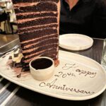 Sangita Patel Instagram - Celebrating 20 💍 Mom and dad went out to play! The perfect night out, hilarious how we sat down for dinner and the first thing we talked about is the kids, texting the kids and I said nope…how is my man, lol. I gave Sam a special gift, surprise - ahhh🥰 So even number anniversaries I plan it and odd is his and I’m not great at making plans but @stregistoronto saved the day, you went beyond, from the beautiful note, special dinner at @louixlouis - The 13 layer CAKE 🍰 Thank you. I night I won’t forget, means so much ❤️ Cheers 🥂 #Celebrating #DateNight #Anniversaries