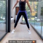 Sangita Patel Instagram - It’s #FITNESSTUESDAY !!! Left 🍑 right 🍑 Fun little 20 secs leg burn 🔥 Try after a post workout or just get up now and give it a try 🥰 Inspired by @thehartesisters #Fitness #SquatChallenge #Smile #INSPIRE