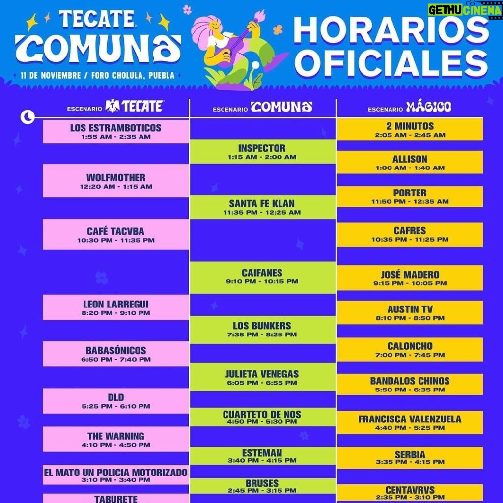 Santa Fe Klan Instagram - Puebla!! nos vemos el sábado 11 en el @tecatecomuna (escenario Comuna) 11:35 PM 🔥🚀😎 Se va armar un fieston! 🔥🇲🇽🔥 Pura Musica de Barrio! Arriba la Santa! 🤜🏻🤛🏻