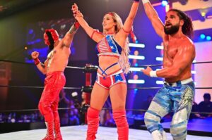 Santana Garrett Instagram - ✨YPO MANIA 2022✨

Graphics: @davidwalterart 
Photography @tusslemania

#YPO #FullSail #ProWrestling #Charity #YPOOrlando