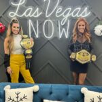 Santana Garrett Instagram - Viva Las Vegas ❤️‍🔥 Was live on @lvnowtv talking pro wrestling, women empowerment, & championships. 💪💥🏆 #Womenswrestling #girlpower #santanagarrett #lasvegas #travel #8newsnow Las Vegas, Nevada