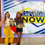Santana Garrett Instagram - Viva Las Vegas ❤️‍🔥 Was live on @lvnowtv talking pro wrestling, women empowerment, & championships. 💪💥🏆 #Womenswrestling #girlpower #santanagarrett #lasvegas #travel #8newsnow Las Vegas, Nevada