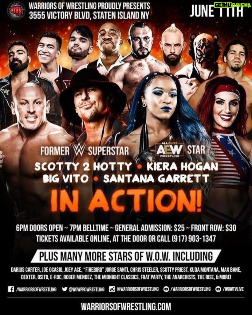 Santana Garrett Instagram - ✈️✈️✈️ WEEKEND SCHEDULE Saturday 10am-2pm Autograph signing @lotr_nj #NewJersey Saturday 7pm live event @warriorsofwrestling #StatenIsland #NewYork Sunday 6pm-10pm autograph signing @glamourshowstar @daveandbusters #Orlando What are YOU up to this weekend? 💛✨ New York