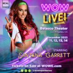 Santana Garrett Instagram - Ready to WOW.. Live tapings are next week in LA.. TICKETS @wowsuperheroes Discount Code SANTANA20 #WOW #Superhero #GirlPower #WomensWrestling #ProWrestling Downtown LA