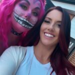 Santana Garrett Instagram - New Hair. ☺️✨💁🏻‍♀️ Swipe to see Emma’s amazing costume! 🙌 @masterpiecehair @bohyme #newhair #haircolor #redhair