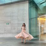 Sapna Choudhary Instagram - Swaying in Style: Dubai’s Magic Meets Anarkali’s Grace. 💫 #sapnachoudhary #thankgodforeverything