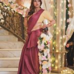 Sapna Choudhary Instagram - An elegant way to define my boldness 🦁 #sapnachaudhary #desiqueen #trending #sareelove #positivevibes #thankgodforeverything