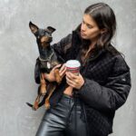 Sara Sampaio Instagram – Dogs, cappuccinos and @alo Los Angeles, California