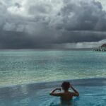 Sara Sampaio Instagram – Even with clouds this place is beautiful 🥹 Maldives
