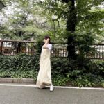 Sara Takatsuki Instagram - 私服。夏はワンピースを選びがちな私ですが、今年もまんまとクローゼットにワンピースばかりが増えていきます😳 皆様、本日も素敵な １日をお過ごし下さい🍀