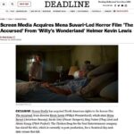 Sarah Grey Instagram - The Accursed is in theatres this fall!! Elly’s hands get a lil bloody in this one🤭 Ps.. I’m obsessed with Meg foster, her eyes shot straight into my soul and I haven’t stopped thinking about her since. @theaccursedmovie @deadline #theaccursed #deadline