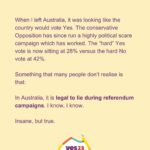 Sarah Wilson Instagram - I’ve written a rant: DON’T JUST VOTE YES, Voice up! The full thing is in bio and stories. We need to take down Dutton et al's misinformation campaign. We can’t be a nation that wakes up on Oct 15 to the news that we were duped by lies! Link to the full @substackinc post in stories and bio. #yes23 @yes23au @f_yes23 #voteyes #yes23