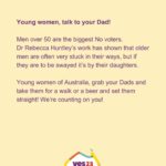 Sarah Wilson Instagram - I’ve written a rant: DON’T JUST VOTE YES, Voice up! The full thing is in bio and stories. We need to take down Dutton et al's misinformation campaign. We can’t be a nation that wakes up on Oct 15 to the news that we were duped by lies! Link to the full @substackinc post in stories and bio. #yes23 @yes23au @f_yes23 #voteyes #yes23