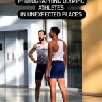 Sarah Wilson Instagram - Dancer @mathieuforget has been doing these #parisolympics2024 promos with athletes and they are divine. Here, with French hurdler @sasha.zhoya 🇫🇷 #paris2024