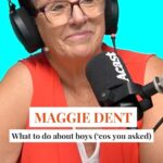 Sarah Wilson Instagram - Maggie Dent (the “queen of common sense”; parenting expert) and I really, really like each other. We both grew up with boys and brothers and we both would like to charge through life with less bullsh*t. I asked her to join me on Wild to chat about “what we need to do about boys” (and I guess the problem starts here… with framing them as a problem). I’ve been doing an occasional series here on Wild addressing the issues affecting boys and men and was super keen to get Maggie in to answer some of the questions that keep coming up, plus the many​ that you sent in. In this episode we cover where the issues are stemming from, how we can benefit from boys’ “aggression nurturance”, what good men can be doing to plug the “Andrew Tate gap”, why parents need to buy boys a guinea pig, the need for a bro podcast on hacks for being an uber-productive life partner… and why mums need to fart in front of their sons!m 💨 Catch the full conversation on ​#wild​withsarahwilson, ​linked in my bio and available on your favourite podcast​ app. #ParentingBoys #MaggieDent #WildConversations #mothersofboys #boymum @maggiedentauthor