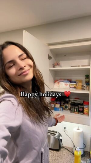 Sasha Clements Instagram - Being the eldest daughter is my love language. Anyone else do this when they visit? 🫡❤️ *Tradition doesn’t mean annually. We don’t live in the same country so I don’t get to it every year but when I do I’m purging! 

*also the first one wasn’t expired. I messed up the video clips but you get the idea 🤌🏼
