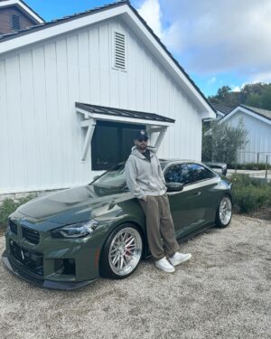 Scott Disick Instagram - Growing up all I wanted was an M3 and never got it so when this M2 came out I knew I could make it look great. Big thanks to everyone who sent products to get this little beast looking good! Every time I get in this car I feel like I’m back in high school again.

Thank you again to all involved in this personal passion project of mine: 
@velgenwheels 
@masteryofartanddesign 
@2wrap.worldwide 
@suvneer 
@astmotonsuspension 
@evolv.motor 
@dinancars 
@alpha_n_performance 
@412motorsport @stage4tuning @indstyle @aerocarbonuk