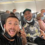 Scott Eastwood Instagram - When I went to OZ a couple months ago and they stuck me next to this maniac on the plane….. @followthefishtv