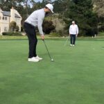 Scott Eastwood Instagram - Practice rounds for @attproam are humbling. Great day @mvegapena Thanks chip!! Your the man. Thanks dolly 📷