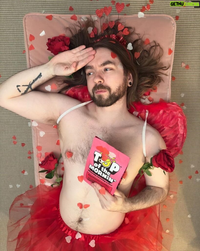 Seán McLoughlin Instagram - No one does promos for coffee like we do ❤️❤️ Strawberry Crumble out now!