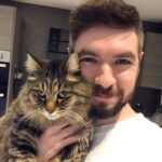 Seán McLoughlin Instagram - Evelien moved in recently so now i’m officially a cat dad!