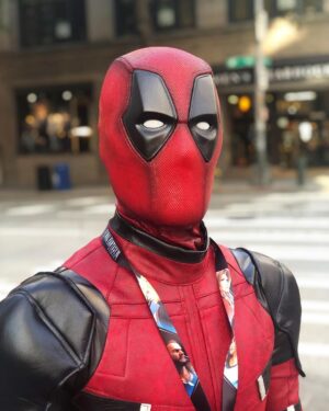Seán McLoughlin Instagram - PAX cosplay complete! #deadpool