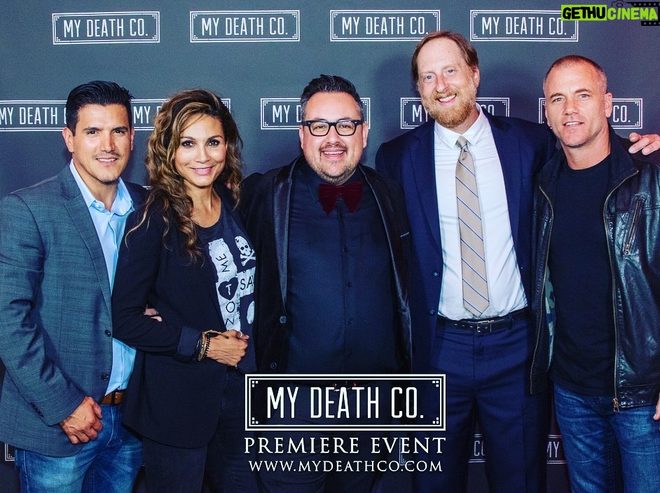 Sean Carrigan Instagram - the @mydeathcoseries gang. Catch episode 6, “The Bystander” ... streaming now at www.youtube.com/mydeathcoseries @jon_huck @shawntcb @ericalegriajuiceman @tristenjwinger @superstablein @davidychung @maremhassler Downtown Los Angeles