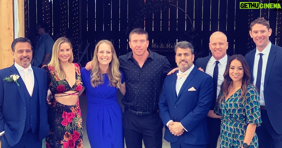 Sean Carrigan Instagram - The cousins at cousin Shawn’s wedding. #Shawn&MercedesWedding Gover Ranch Wedding & Events