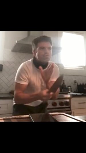 Sebastian Stan Instagram - October 2020. My FRESH audition. Sent this to @mimicave after our meeting. Thank you @mimicave #MaryParent and #kevinmessick #adammckay for trusting me and taking the chance. ❤️🙏🏻❤️ FRESH now playing on @hulu 🔪 

@freshmovie 
@hulu
@searchlightpics 
@hyperobject_industries