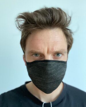 Sebastian Stan Instagram - Well this feels weirdly familiar... #biliomask #staysafe