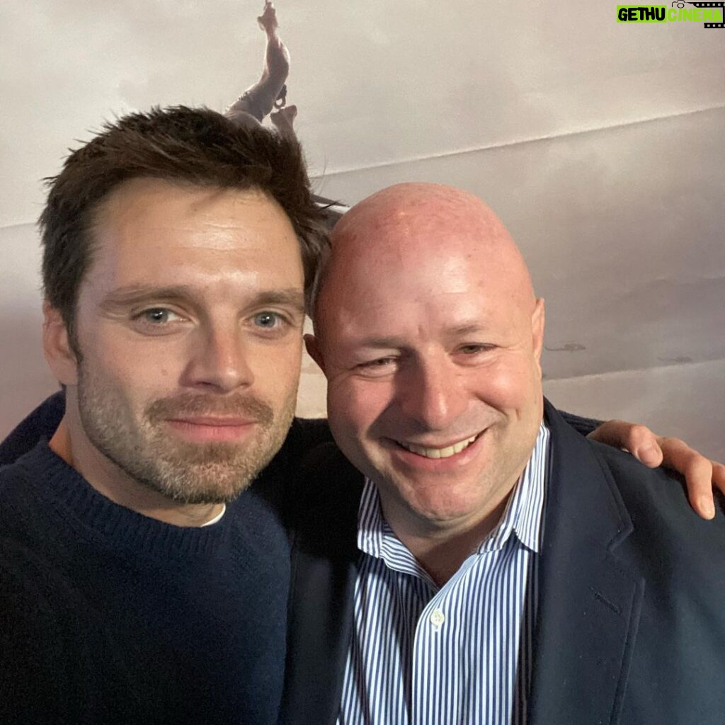 Sebastian Stan Instagram - Just wanna take a moment to thank these heroes for coming to support our film @tlfmfilm Saturday. These men have seen more then I could ever imagine. Their stories shook and humbled me to the core. We are privileged and very lucky to have been blessed by such furiously courageous souls. It was an honor to stand next to them on Saturday and I have nothing but the utmost respect for their hard work and dedication. In order of the photos... 1)York Kleinhandler, Chief Army National Guard Special Forces Warrant Officer and former US Marshal 2)Jack Eubanks, US Marine Corps 3)Everett Weston, US Army, President and founder of Operation Heal Our Heroes 4)Sal Taylor, NYPD, President of the NYPD Marine Corps Association 5)Mike Hyland, FDNY, Gary Sinise Foundation 6)Mike Brown, veteran and doctor, (brother was a Vietnam veteran and highly-decorated FDNY Captain Patrick Brown who perished on 9/11. Mike was also FDNY present at 9/11) and Paul Cotilo, Vietnam veteran. 7)Danny Prince, FDNY and US Navy veteran, Gary Sinise Foundation 8) Group photo (all Navy): Shane Crowell, Jeff Aldridge, Steve Keeler, Mark Dimayuga. 9) US Army Sergeant Brian Shaw and USAF Senior Airman Matt Burda. Brian did two tours in Iraq. Matt did one tour in Iraq and one in Afghanistan. SPECIAL THANKS TO: Donna and Laura, Tenth and Pike Shop and Rob and Joe owners of #GreenwichTavern in TriBeCa for hosting us for the day. AND LASTLY... My friend 10) @mdceleste THANK YOU for everything that you do. None of this would have been possible without you. Your unwavering passion and 150% commitment to everything that you do, blows me away. I’m thankful we’ve met and for the great example that you are in my life. 🙏🏻🙏🏻🙏🏻