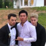 Sebastian Stan Instagram - Three men and ... 📸: @kev_wrightway #ibiza