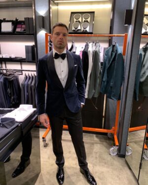 Sebastian Stan Instagram - @boss thank you for having me and making me look like I can handle a damn🍸#hugoboss #milan