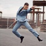 Sebastian Stan Instagram - Hey @jimmooregq thank you for including me in your #hunksandheroes book! You are a legend beyond words with a beautiful heart and the keenest of eyes. Your work over the years has been beyond inspiring and nothing short of magic. I’ll never forget the moment when this 📸 was taken and how we got there...😎 🙏🏻❤️ #HunksAndHeros is out in stores and online now! Go. Get. It. #jimmoore #hunksandheroes #GQ