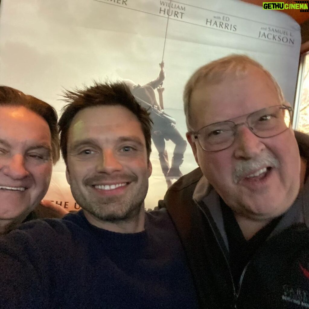 Sebastian Stan Instagram - Just wanna take a moment to thank these heroes for coming to support our film @tlfmfilm Saturday. These men have seen more then I could ever imagine. Their stories shook and humbled me to the core. We are privileged and very lucky to have been blessed by such furiously courageous souls. It was an honor to stand next to them on Saturday and I have nothing but the utmost respect for their hard work and dedication. In order of the photos... 1)York Kleinhandler, Chief Army National Guard Special Forces Warrant Officer and former US Marshal 2)Jack Eubanks, US Marine Corps 3)Everett Weston, US Army, President and founder of Operation Heal Our Heroes 4)Sal Taylor, NYPD, President of the NYPD Marine Corps Association 5)Mike Hyland, FDNY, Gary Sinise Foundation 6)Mike Brown, veteran and doctor, (brother was a Vietnam veteran and highly-decorated FDNY Captain Patrick Brown who perished on 9/11. Mike was also FDNY present at 9/11) and Paul Cotilo, Vietnam veteran. 7)Danny Prince, FDNY and US Navy veteran, Gary Sinise Foundation 8) Group photo (all Navy): Shane Crowell, Jeff Aldridge, Steve Keeler, Mark Dimayuga. 9) US Army Sergeant Brian Shaw and USAF Senior Airman Matt Burda. Brian did two tours in Iraq. Matt did one tour in Iraq and one in Afghanistan. SPECIAL THANKS TO: Donna and Laura, Tenth and Pike Shop and Rob and Joe owners of #GreenwichTavern in TriBeCa for hosting us for the day. AND LASTLY... My friend 10) @mdceleste THANK YOU for everything that you do. None of this would have been possible without you. Your unwavering passion and 150% commitment to everything that you do, blows me away. I’m thankful we’ve met and for the great example that you are in my life. 🙏🏻🙏🏻🙏🏻