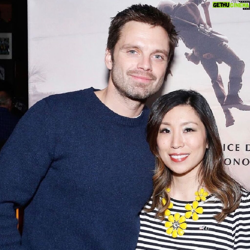 Sebastian Stan Instagram - Just wanna take a moment to thank these heroes for coming to support our film @tlfmfilm Saturday. These men have seen more then I could ever imagine. Their stories shook and humbled me to the core. We are privileged and very lucky to have been blessed by such furiously courageous souls. It was an honor to stand next to them on Saturday and I have nothing but the utmost respect for their hard work and dedication. In order of the photos... 1)York Kleinhandler, Chief Army National Guard Special Forces Warrant Officer and former US Marshal 2)Jack Eubanks, US Marine Corps 3)Everett Weston, US Army, President and founder of Operation Heal Our Heroes 4)Sal Taylor, NYPD, President of the NYPD Marine Corps Association 5)Mike Hyland, FDNY, Gary Sinise Foundation 6)Mike Brown, veteran and doctor, (brother was a Vietnam veteran and highly-decorated FDNY Captain Patrick Brown who perished on 9/11. Mike was also FDNY present at 9/11) and Paul Cotilo, Vietnam veteran. 7)Danny Prince, FDNY and US Navy veteran, Gary Sinise Foundation 8) Group photo (all Navy): Shane Crowell, Jeff Aldridge, Steve Keeler, Mark Dimayuga. 9) US Army Sergeant Brian Shaw and USAF Senior Airman Matt Burda. Brian did two tours in Iraq. Matt did one tour in Iraq and one in Afghanistan. SPECIAL THANKS TO: Donna and Laura, Tenth and Pike Shop and Rob and Joe owners of #GreenwichTavern in TriBeCa for hosting us for the day. AND LASTLY... My friend 10) @mdceleste THANK YOU for everything that you do. None of this would have been possible without you. Your unwavering passion and 150% commitment to everything that you do, blows me away. I’m thankful we’ve met and for the great example that you are in my life. 🙏🏻🙏🏻🙏🏻