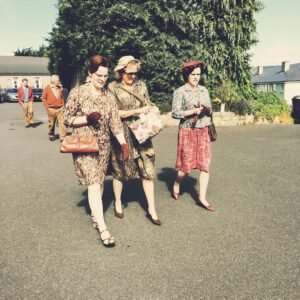 Sebastian Stan Instagram - #wehavealwayslivedinthecastle (when “we” were younger) is now playing in select theaters and on @AppleTV . Don’t miss the incredible performances of @taissafarmiga and @alexandradaddario in #StaciePasson ‘s beautiful film! Here’s some behind the scenes photos from Ireland in 2016. Time flies...