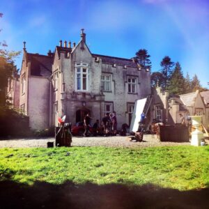 Sebastian Stan Instagram - #wehavealwayslivedinthecastle (when “we” were younger) is now playing in select theaters and on @AppleTV . Don’t miss the incredible performances of @taissafarmiga and @alexandradaddario in #StaciePasson ‘s beautiful film! Here’s some behind the scenes photos from Ireland in 2016. Time flies...