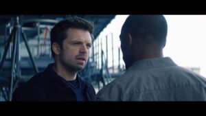 Sebastian Stan Instagram - @AnthonyMackie here taking Sebastian’s account for a test ride. Took a minute to figure out where the post button was but I got there. One week until The #FalconAndWinterSoldier, so here’s a sneak peek 💥