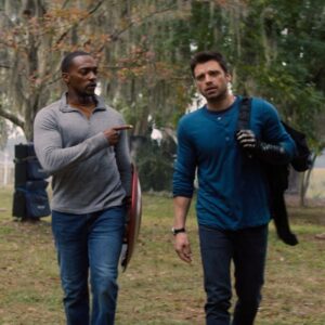 Sebastian Stan Instagram - ❌ team
❌ partners
🤝 coworkers 

Marvel Studios' The @FalconandWinterSoldier starts streaming March 19 on @DisneyPlus. @anthonymackie
