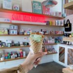 Seika Furuhata Instagram - ⠀ ここのアイス屋さんめっちゃ美味しいし可愛い🥹🩷🩷 ピスタチオをチョイス🍦 #la#parmsprings#gelato