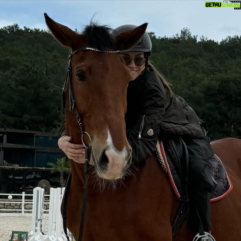 Sema Şimşek Instagram - Lord ve ben. Dugularım kalbimde, görseller burda dursun🐎🤎🐎 @ashacountryurla iyi ki vesile oldunuz 🫶🏻 #semasimsek #lord #horse #doğa #sevgi #ashacountryhotelurla Asha Country