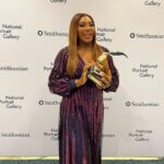 Serena Williams Instagram – I literally only know one way to hold a trophy… UP! Here to being in the @smithsoniannpg
