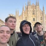 Session Moth Martina Instagram - Making unbelievable memories with the people I started it all with 🍀💚🇮🇹🍻 Milan, Italy